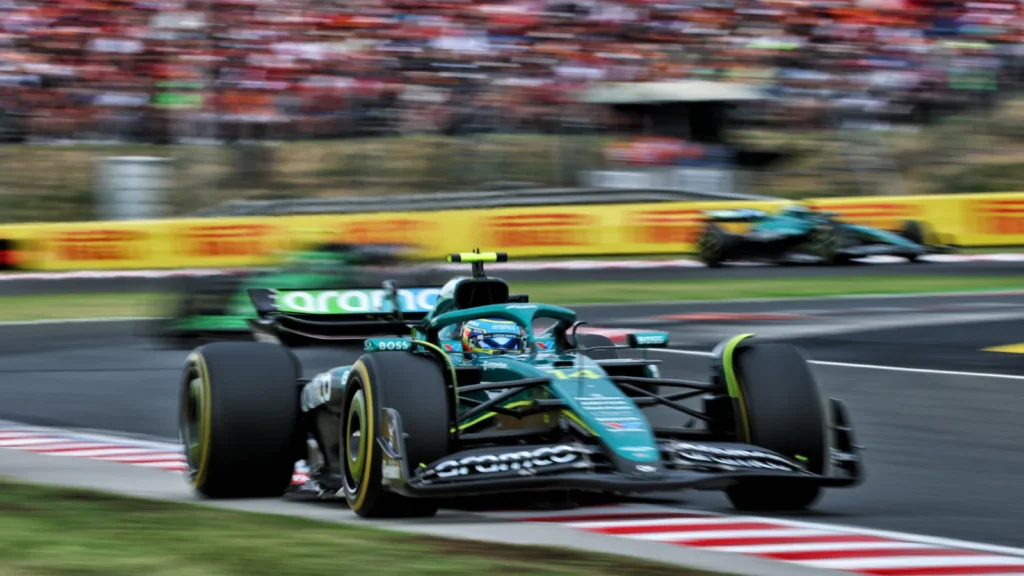 Fernando Alonso stormed to fifth place in Hungary