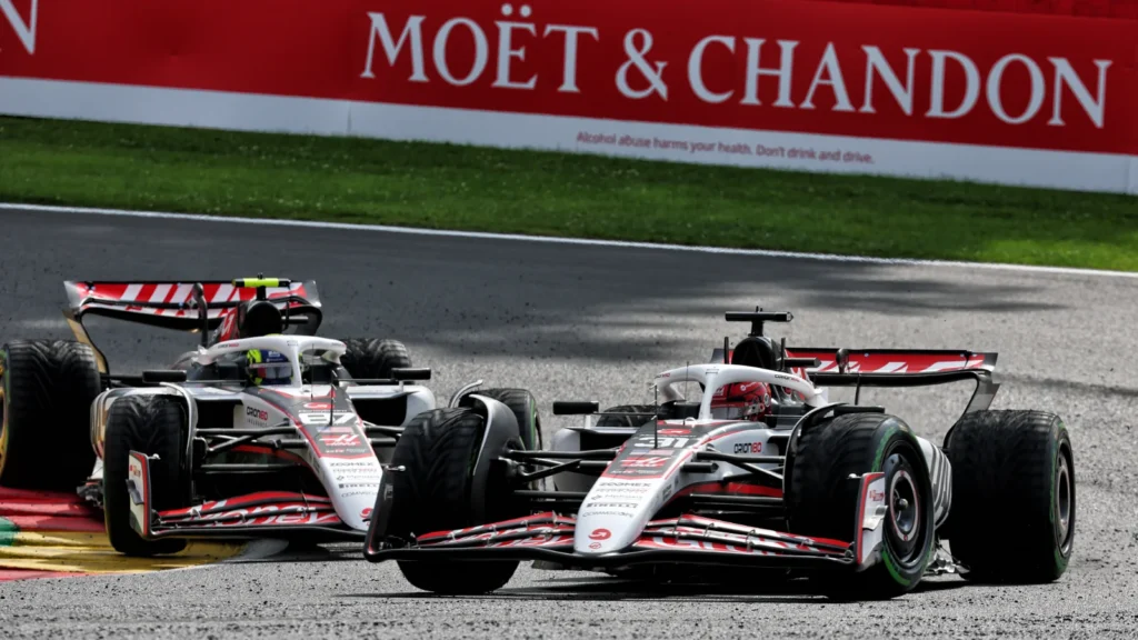 Haas missed out on points on Sunday in Belgium