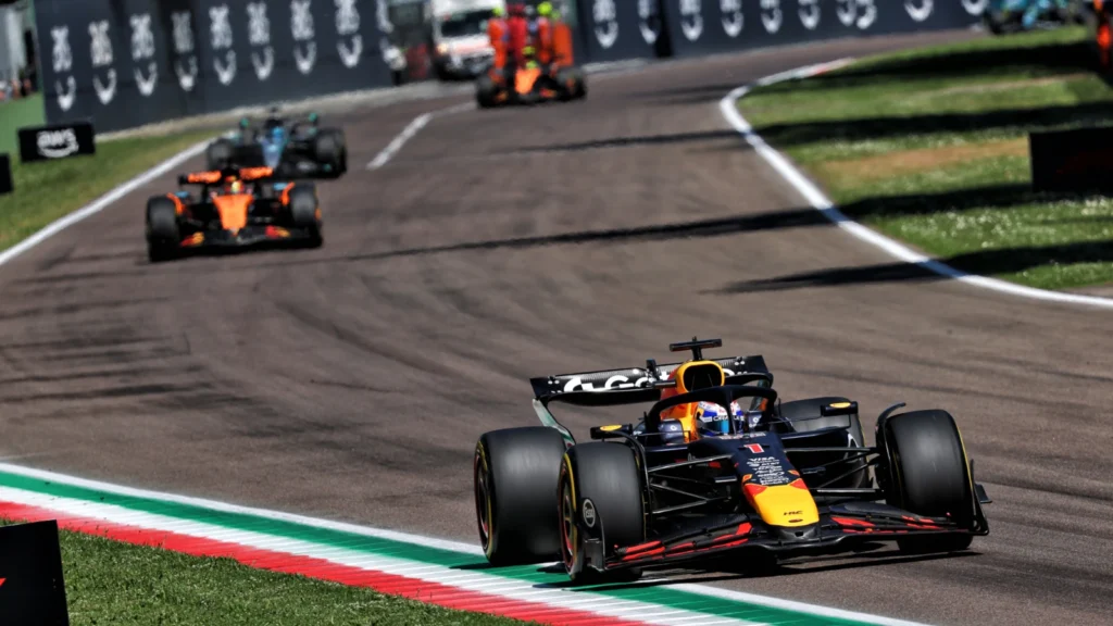 Max Verstappen (NLD) Red Bull Racing RB21. 18.05.2025. Formula 1 World Championship, Rd 7, Emilia Romagna Grand Prix, Imola, Italy, Race Day